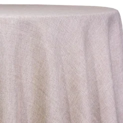 Imitation Burlap Table Linen in Sand