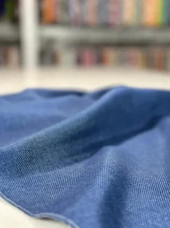 Imitation Burlap Table Linen in Navy