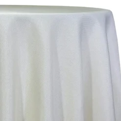 Imitation Burlap Table Linen in Ivory