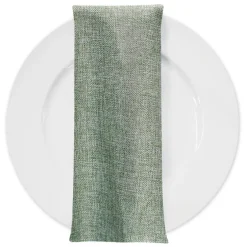 Imitation Burlap Table Napkin in Sage