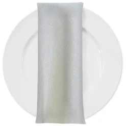 Imitation Burlap Table Napkin in Ivory