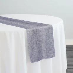 Imitation Burlap Table Runner in Lavender
