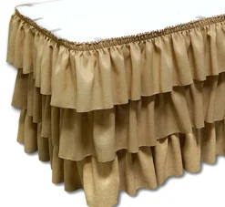 Imitation Burlap - Table Skirt (No Topper)
