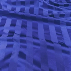Imperial Stripe Table Linen in Royal