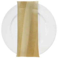 Imperial Stripe Table Napkin in Gold