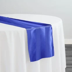 Imperial Stripe Table Runner in Royal
