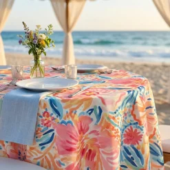Island Bliss (Poly Print) Table Linen