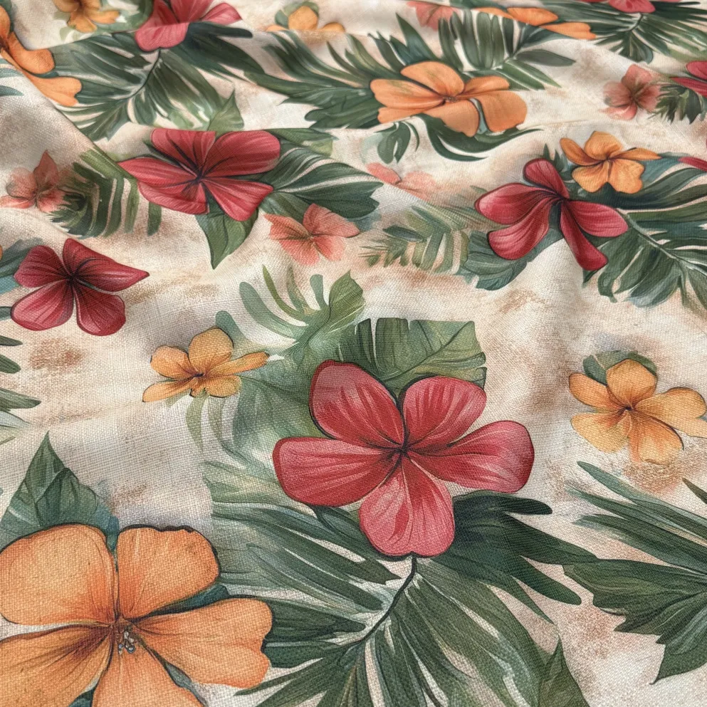 Island Garden (Slub Print) Table Linen