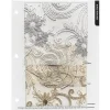Jasmine Lace (w/ Poly Lining) Table Napkin in Champagne