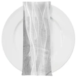 Karawave Jacquard (Reversible) Table Napkin in White