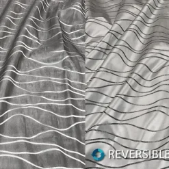 Karawave Jacquard (Reversible) Table Linen in Silver