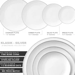 Klasik Collection in White/Silver