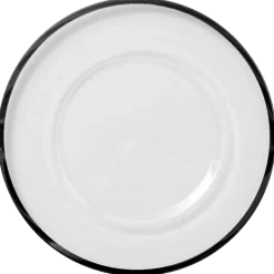 Klasik - Glass Charger Plate in Black (Item # 0241)