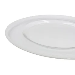 Klasik - Glass Charger Plate in White (Item # 0241)