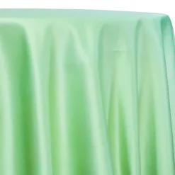 Lamour (Dull) Satin Table Linen in Teal Green 1645