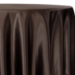 Lamour (Dull) Satin Table Linen in Brown 1266