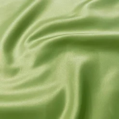 Lamour (Dull) Satin Table Linen in Lime 1296
