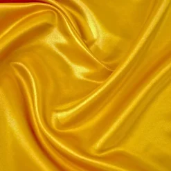 Lamour (Dull) Satin Table Linen in Yellow/D 1337