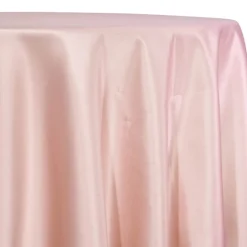 Lamour (Dull) Satin Table Linen in Rose Petal 1900