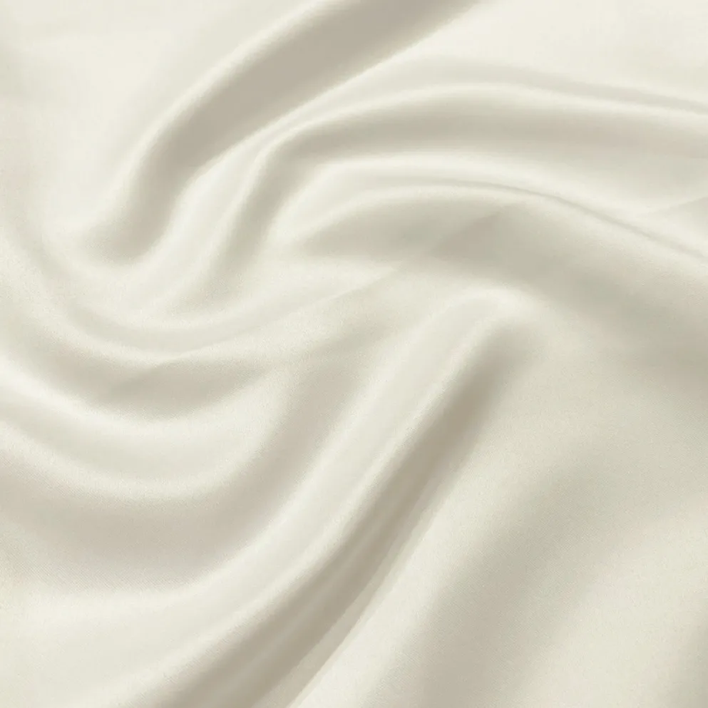 Lamour (Dull) Satin Table Linen in Ivory 1111