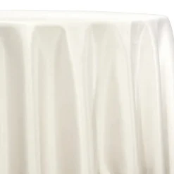 Lamour (Dull) Satin Table Linen in Ivory 1111