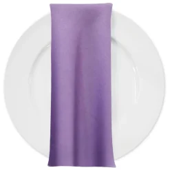 Lamour (Dull) Satin Table Napkin in Lavender 1170