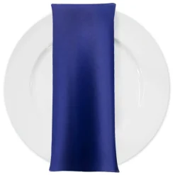 Lamour (Dull) Satin Table Napkin in Royal 1147