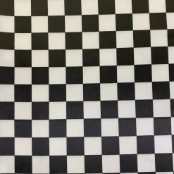 Lamour Prints Table Linen in 1"x1" Checker