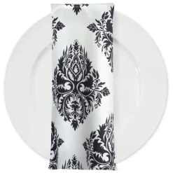 Lamour Print Table Napkin in Classic Damask