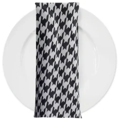 Lamour Print Table Napkin in Houndstooth