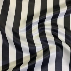 Lamour Print Table Napkin in 1" Stripe