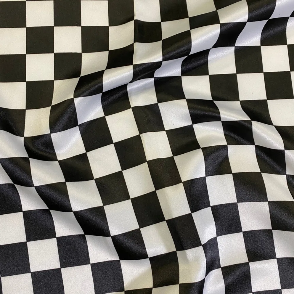 Lamour Print Table Napkin in 1"x1" Checker