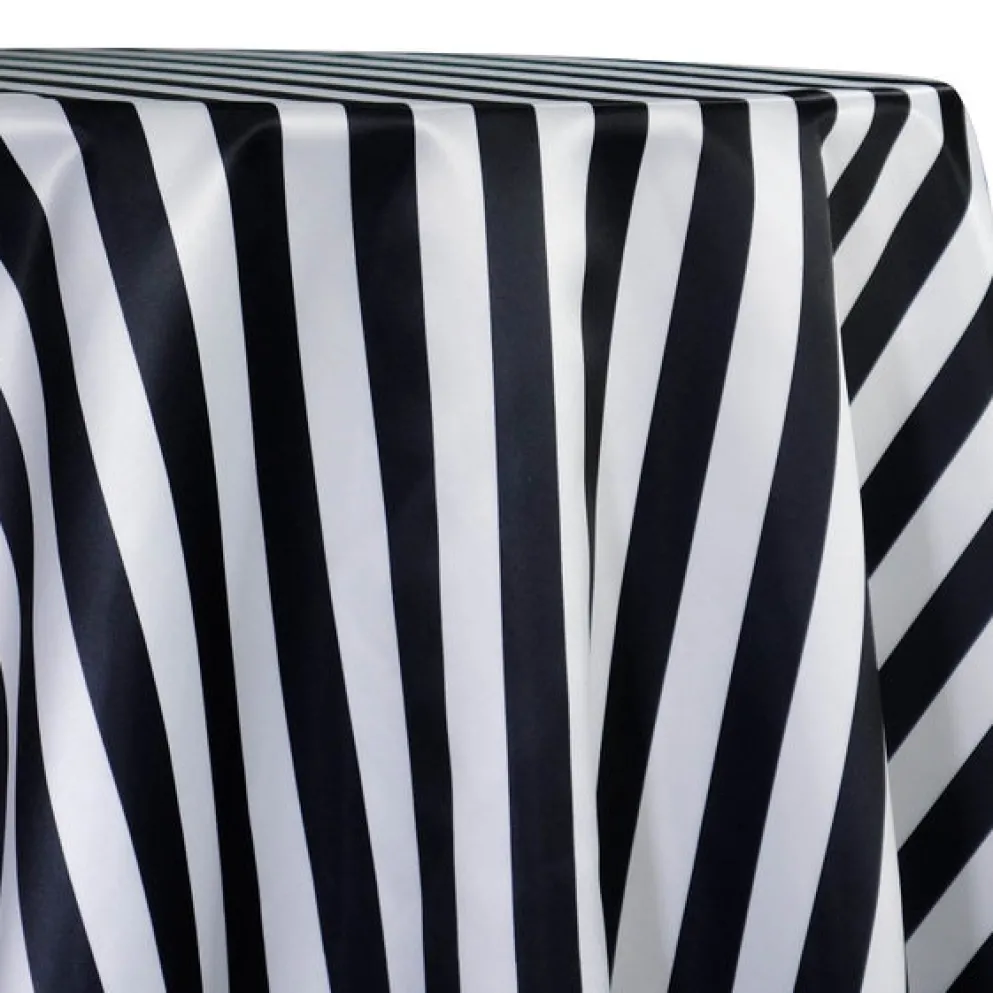 Lamour Stripe Table Linen in 1" Stripe