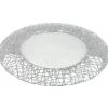 Lattice - Glass Charger Plate in Silver (Item # 0386)