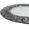 Lattice - Glass Charger Plate in Black (Item # 0386)