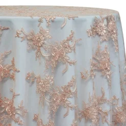 Laylani Lace Table Linen in Champagne