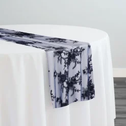 Laylani Lace Table Runner in Navy