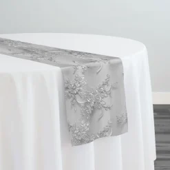 Laylani Lace Table Runner in White