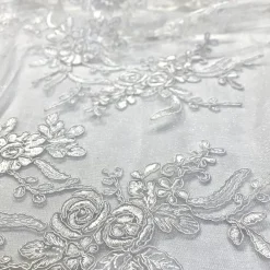 Laylani Lace (w/ Poly Lining) Table Napkin in White