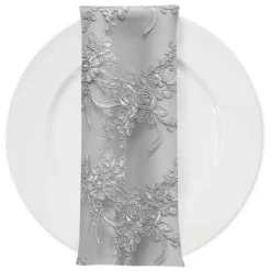 Laylani Lace (w/ Poly Lining) Table Napkin in White