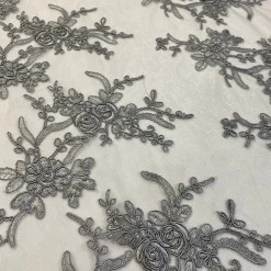 Laylani Lace (w/ Poly Lining) Table Napkin in Silver