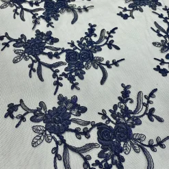 Laylani Lace (w/ Poly Lining) Table Napkin in Navy