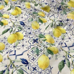 Lemon Cantina (Poly Print) Table Runner