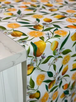 Lemon (Poly Print) Table Linen