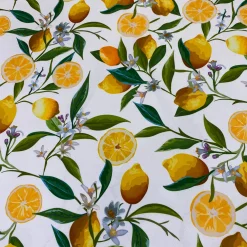 Lemon (Poly Print) Table Linen