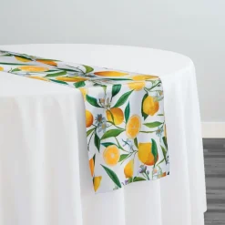 Lemon (Poly Print) Table Runner