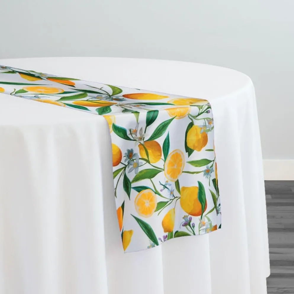 Lemon (Poly Print) Table Runner