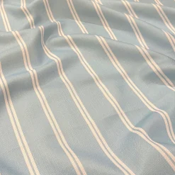 Lexington Stripe (Slub Print) Table Napkin in Lt Blue
