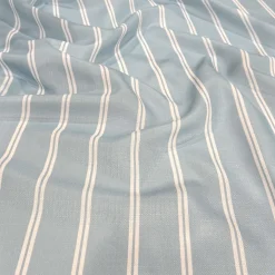 Lexington Stripe (Slub Print) Table Napkin in Lt Blue
