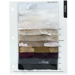 Lily Petal Table Linen in Champagne